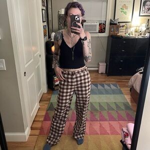 Plaid trousers